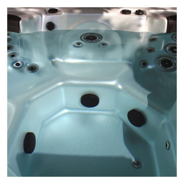 ergonomic seating in a hot tub
