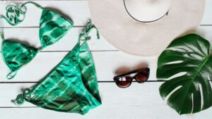vacation attire on table