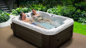 hot tub on deck